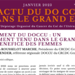 1ère newsletter DOCCU à destination des Professionnels de santé du CRCDC Grand Est